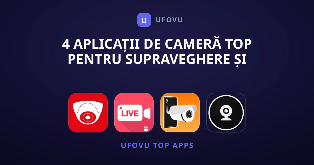 4 Aplicații de Cameră Top pentru Supraveghere și Streaming